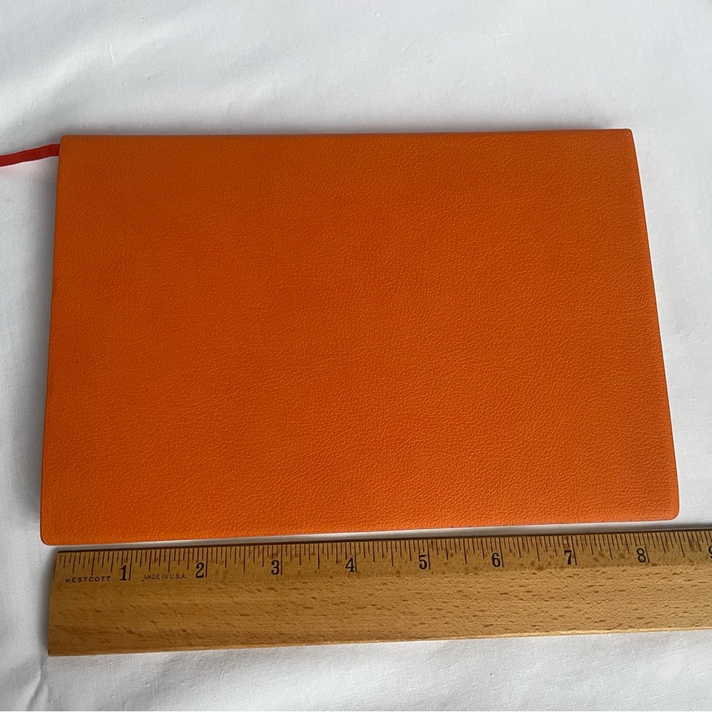 Orange Softcover Dotted Grid Notebook Journal - Picture 5 of 8